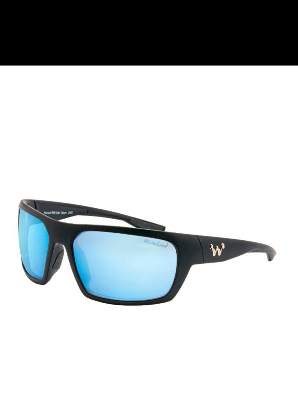 6th Sense Millikan Waterland Black/Blue Mirror Mineral Glass Sunglasses NIB